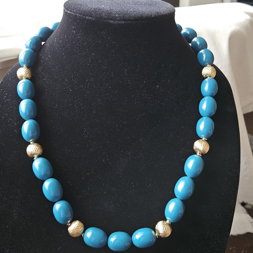 VTG Napier beaded necklace 80s 90s